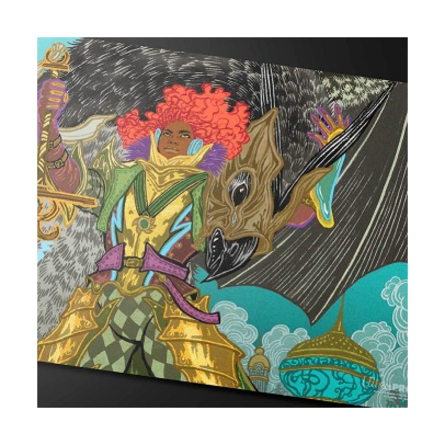 Ultra PRO - Aetherdrift Caradora, Heart of Alacria Playmat for Magic: The Gathering, Use as Mousepad, Desk Mat, Protects MTG Cards During Gameplay, TCG Trading Card