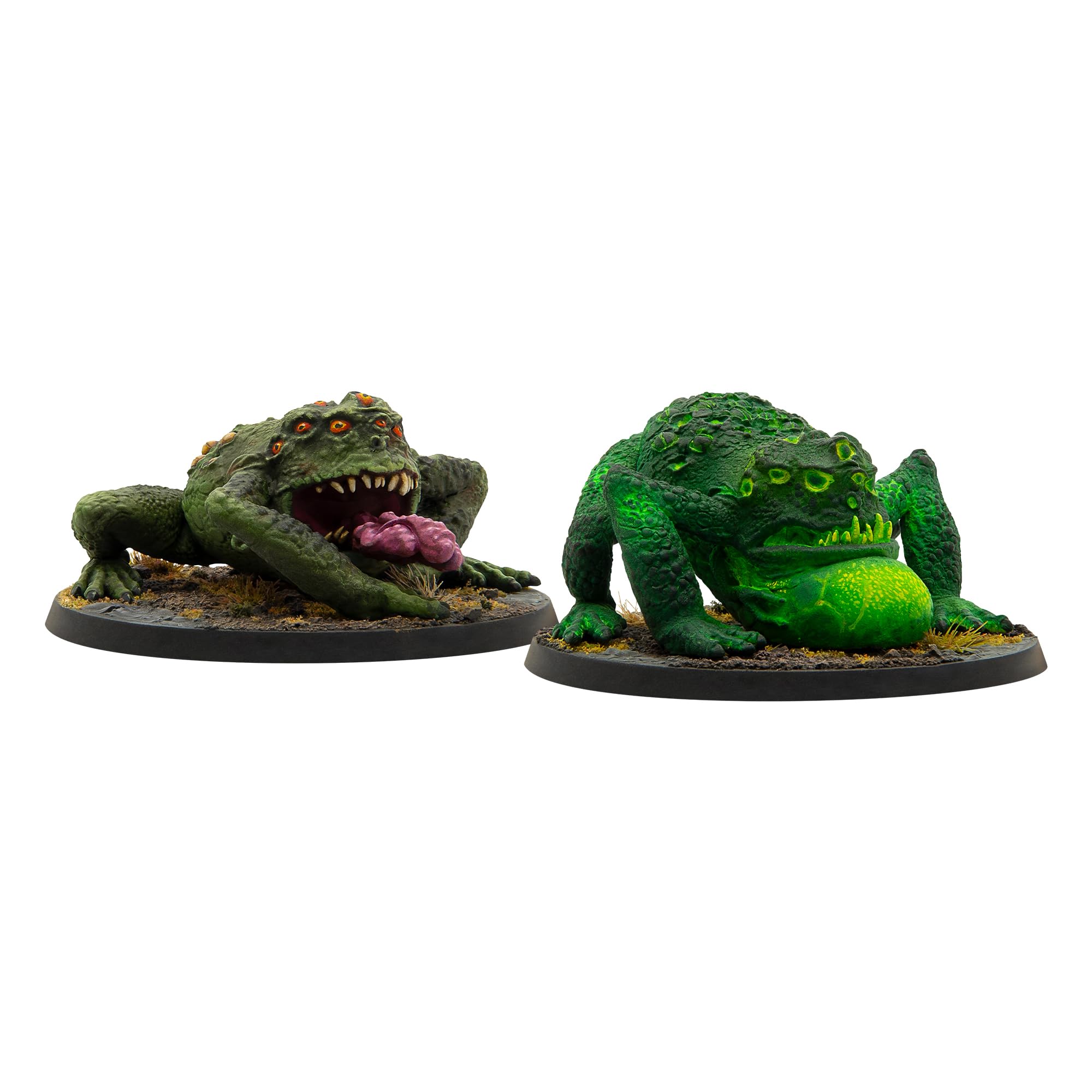Modiphius Entertainment: Fallout: Miniatures - Creatures - Radtoads - 2 Resin Figures, Unpainted & Unassembled, RPG, Wilds of Appalachia, Licensed