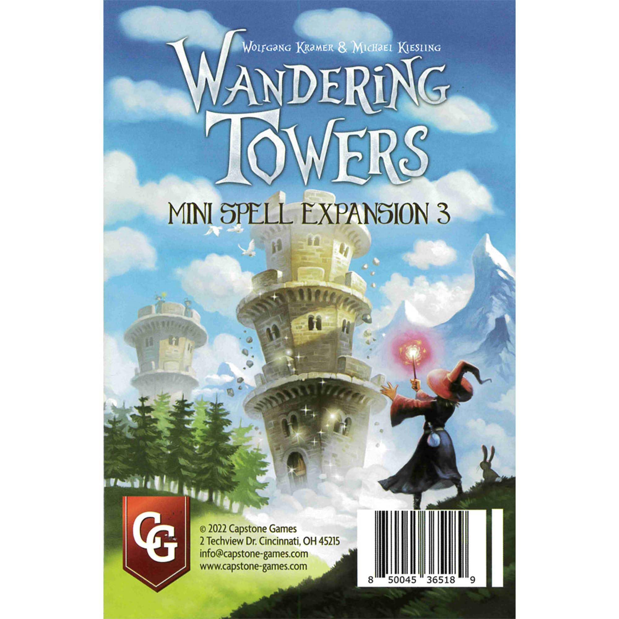 Capstone Games Wandering Towers Mini Expansion 3 Board Game Expansion 1 to 6 Players Ages 10+