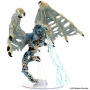 WizKids D&D Icons of The Realms Miniatures: Boneyard - Blue Dracolich Premium
