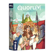 Devir Quorum: Strategic Roman Empire Card Game for 2-4 Players, Ages 14+, 45-Minute Playtime