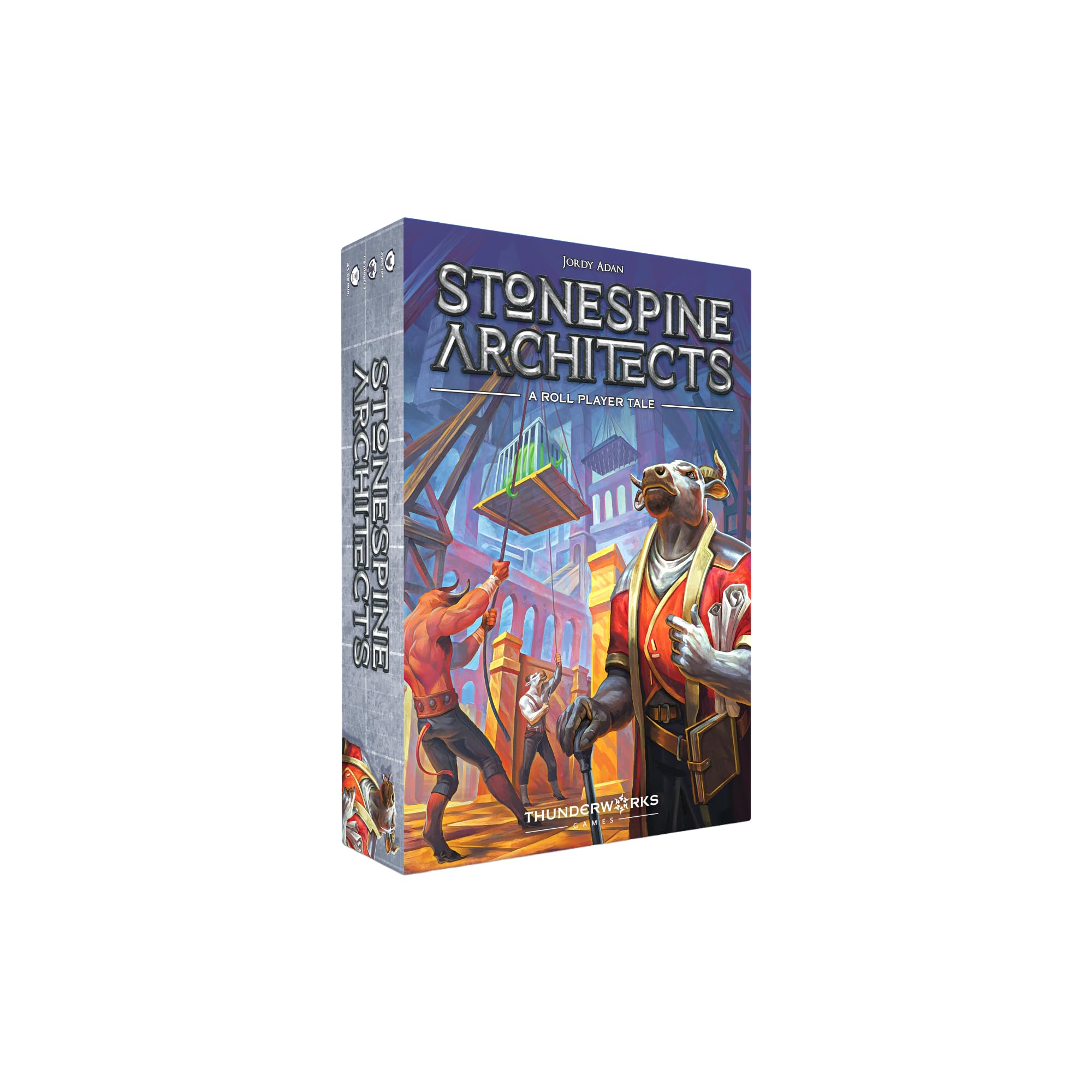 Stonespine Architects Board Game | The Card-Drafting Game of Dungeon Design | Competitive Labyrinth Building Strategy Family Game | 45-60 Minutes for 1-5 Players Ages 10+ by Thunderworks Games