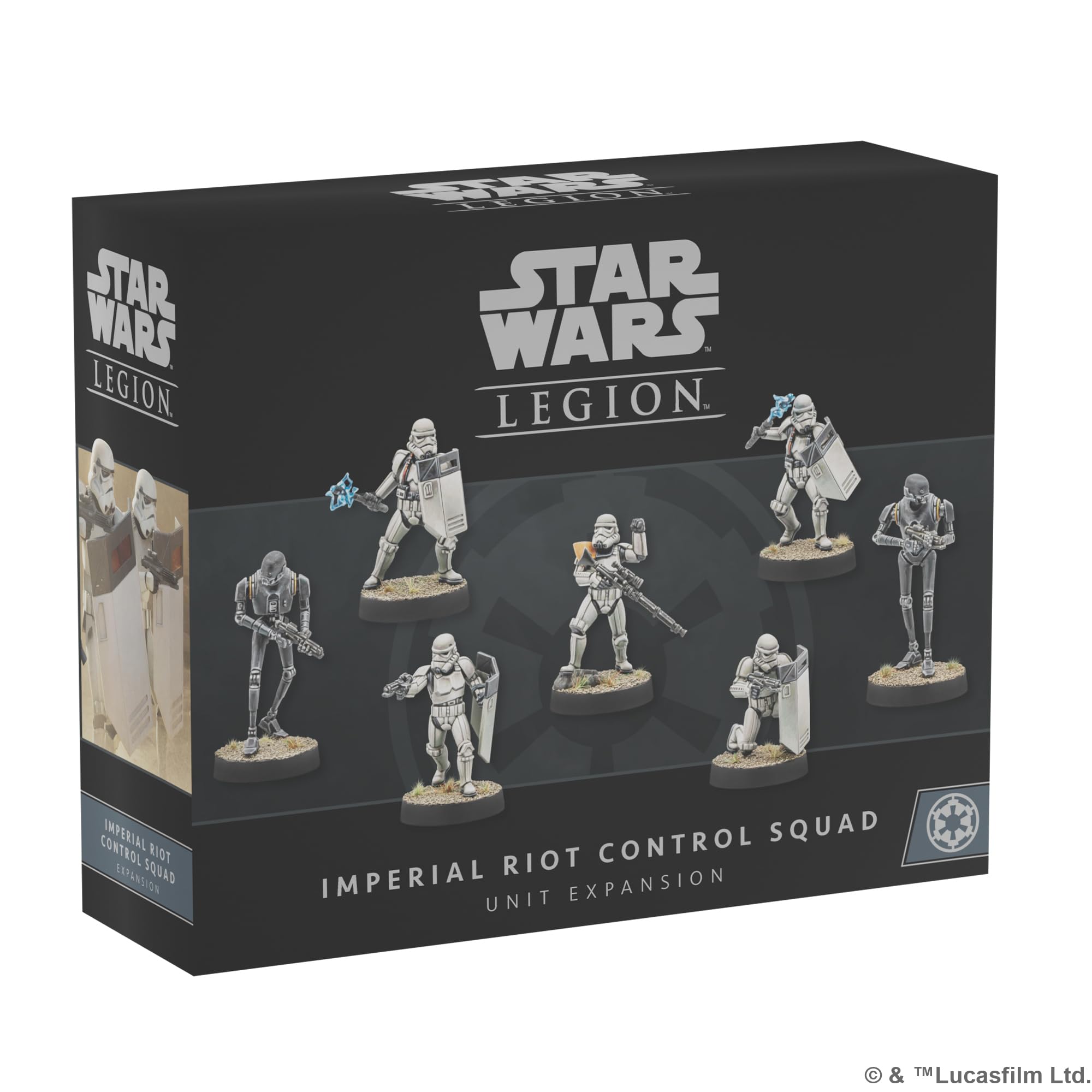 Star Wars: Legion Imperial Riot Control Squad Unit Expansion - Maintain Order! Tabletop Miniatures Strategy Game, Ages 14+, 2 Players, 3 Hour Playtime, Made by Atomic Mass Games