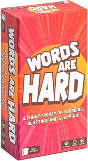 Lost Boy Entertainment Words are Hard - Party Games - Family Card Games - for Kids 8 and up - for Adults - Family Game Night - Travel Game - Laugh Out Loud