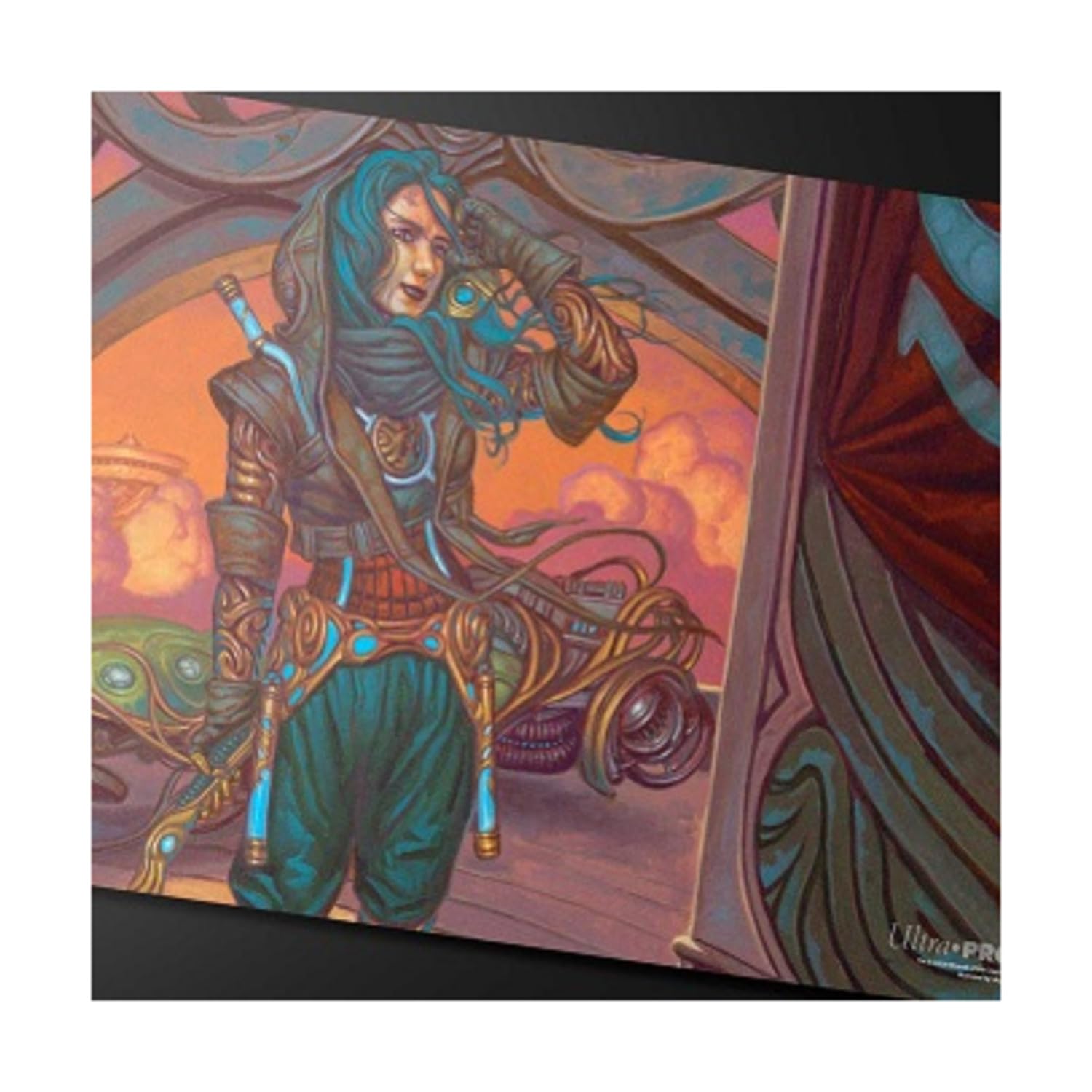 Ultra PRO - Aetherdrift Sita Varma, Masked Racer Playmat for Magic: The Gathering, Use as Mousepad, Desk Mat, Protects MTG Cards During Gameplay, TCG Trading Card Games