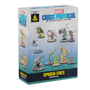 Asmodee Marvel: Crisis Protocol Spider Foes Roster Pack - Miniatures Game Starter Set with 12 Figures, Stat & Tactic Cards, Dice, Tools & Tokens, Ages 14+, 2 Players, 90 Min Playtime
