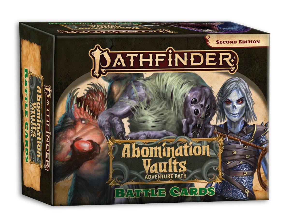 Pathfinder RPG: Abomination Vaults Battle Cards (Pathfinder Role Playing Game:)