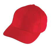 Baseball Cap-Youth-6Panel-Red
