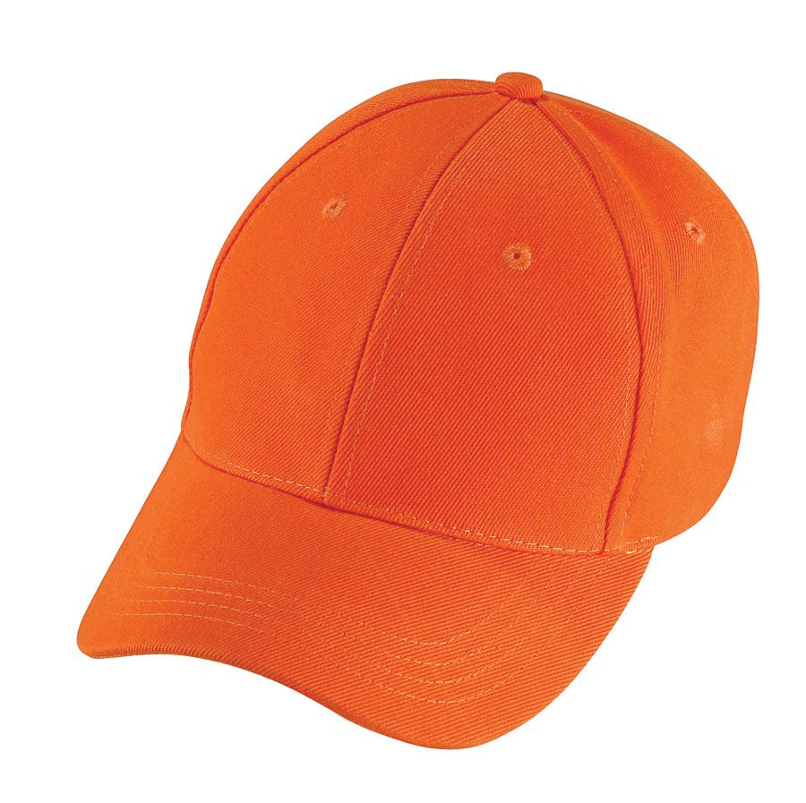 Baseball Cap-Adult-6Panel-Orange