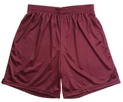 Mesh Shorts-Youth-Medium-Maroon