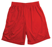 Mesh Shorts-Youth-Large-Red