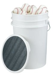 Bucket W/ 3Dz Baseballs Use Olb20 Balls