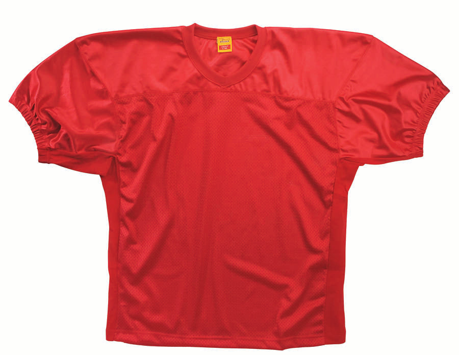 Game Fb Jersey-Red-Adult Large/Extra Large