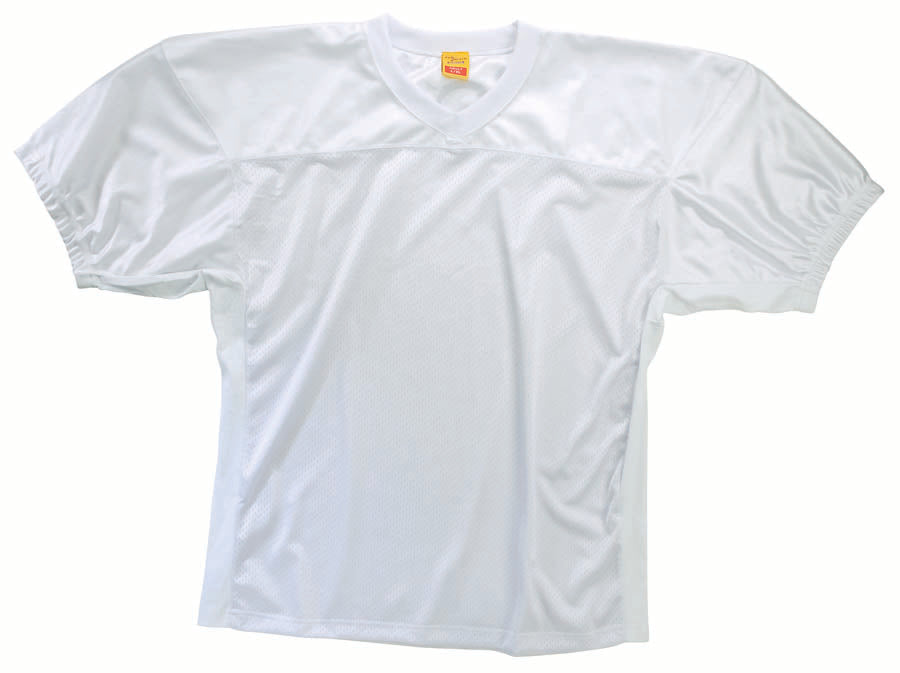 Game Fb Jersey-White-Adult 3 Extra Large