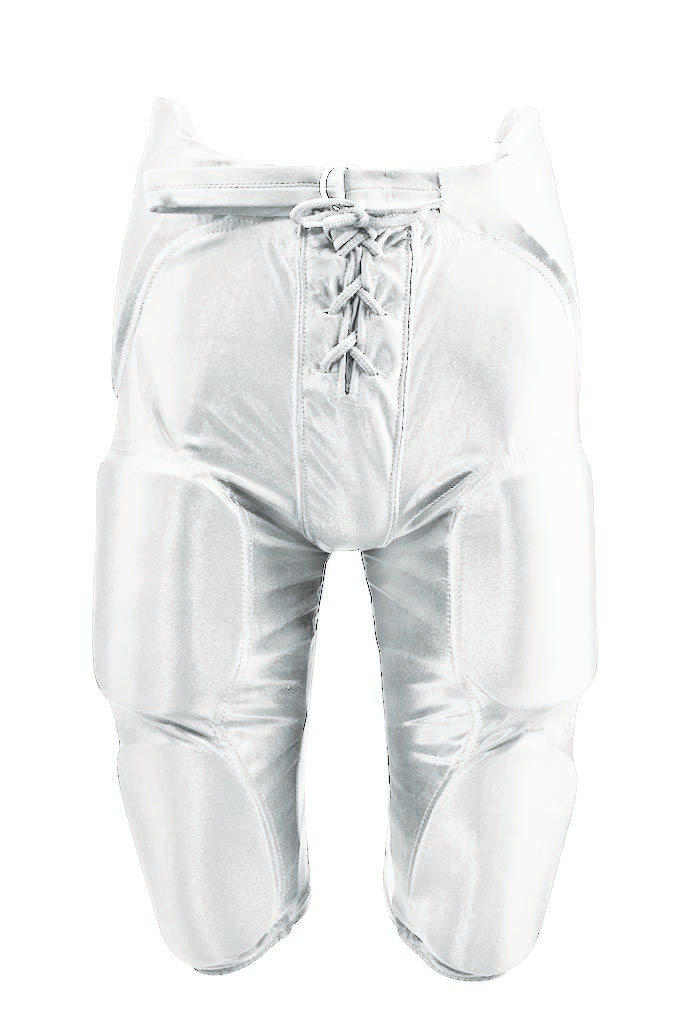 Fb Pants-Dazzle W/Pads-Youth-White-Youth 2  Extra Large