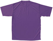 T-Shirt,Moisture Management - Youth-Purple-Medium