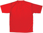 T-Shirt, Moisture Management- Adult-Red-Medium