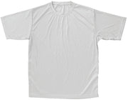 T-Shirt, Moisture Management- Adult-White-Small