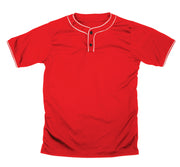 Two-Button,Moisture Mgmt-Youth-Red/Wh-Large