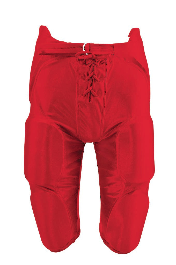 Fb Pants-Dazzle W/Pads-Youth-Red-Youth Large