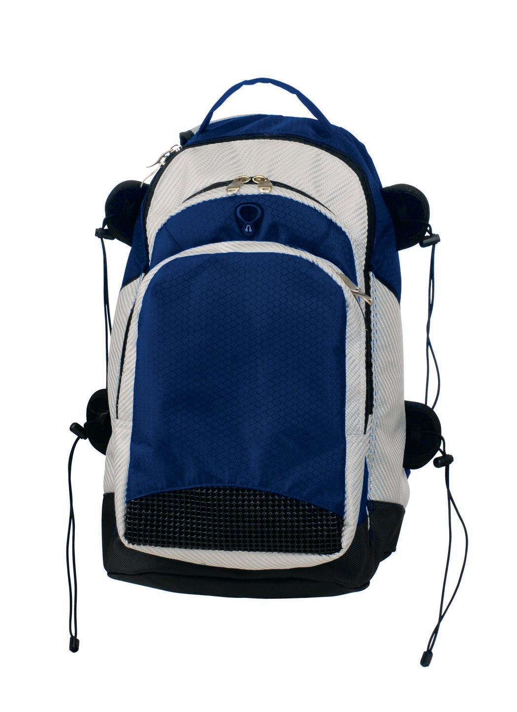 Deluxe Backpack-Navy/Grey