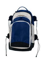 Deluxe Backpack-Navy/Grey