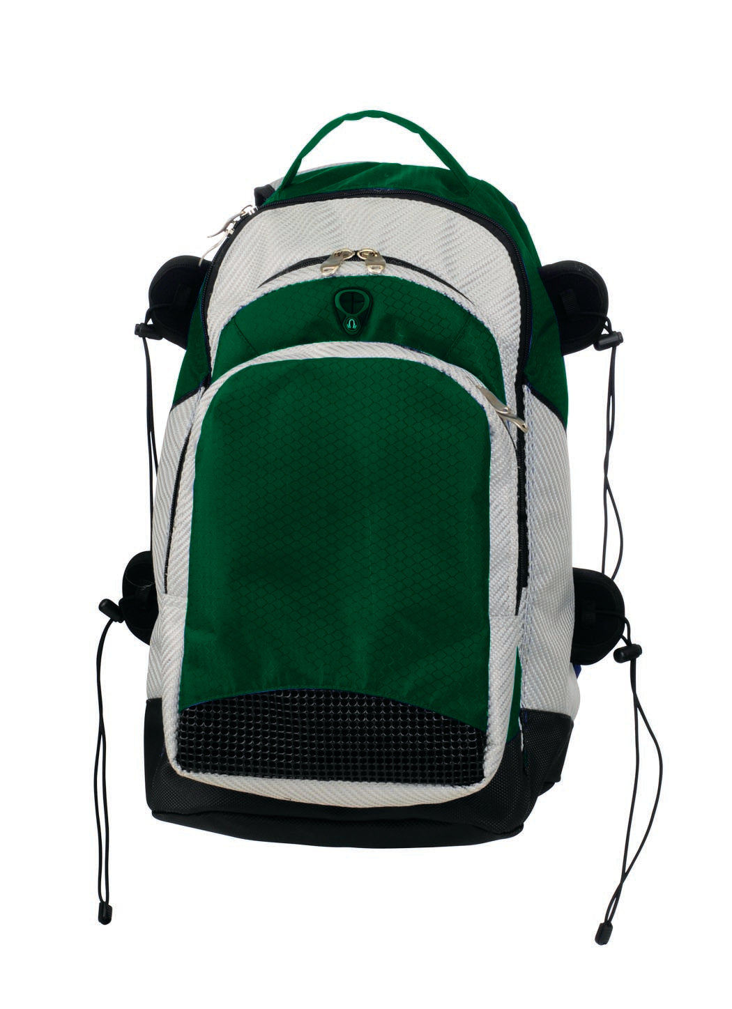 Deluxe Backpack-Dark Green/Grey