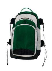 Deluxe Backpack-Dark Green/Grey