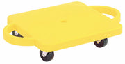 Plastic Scooter W/Handles-Yellow