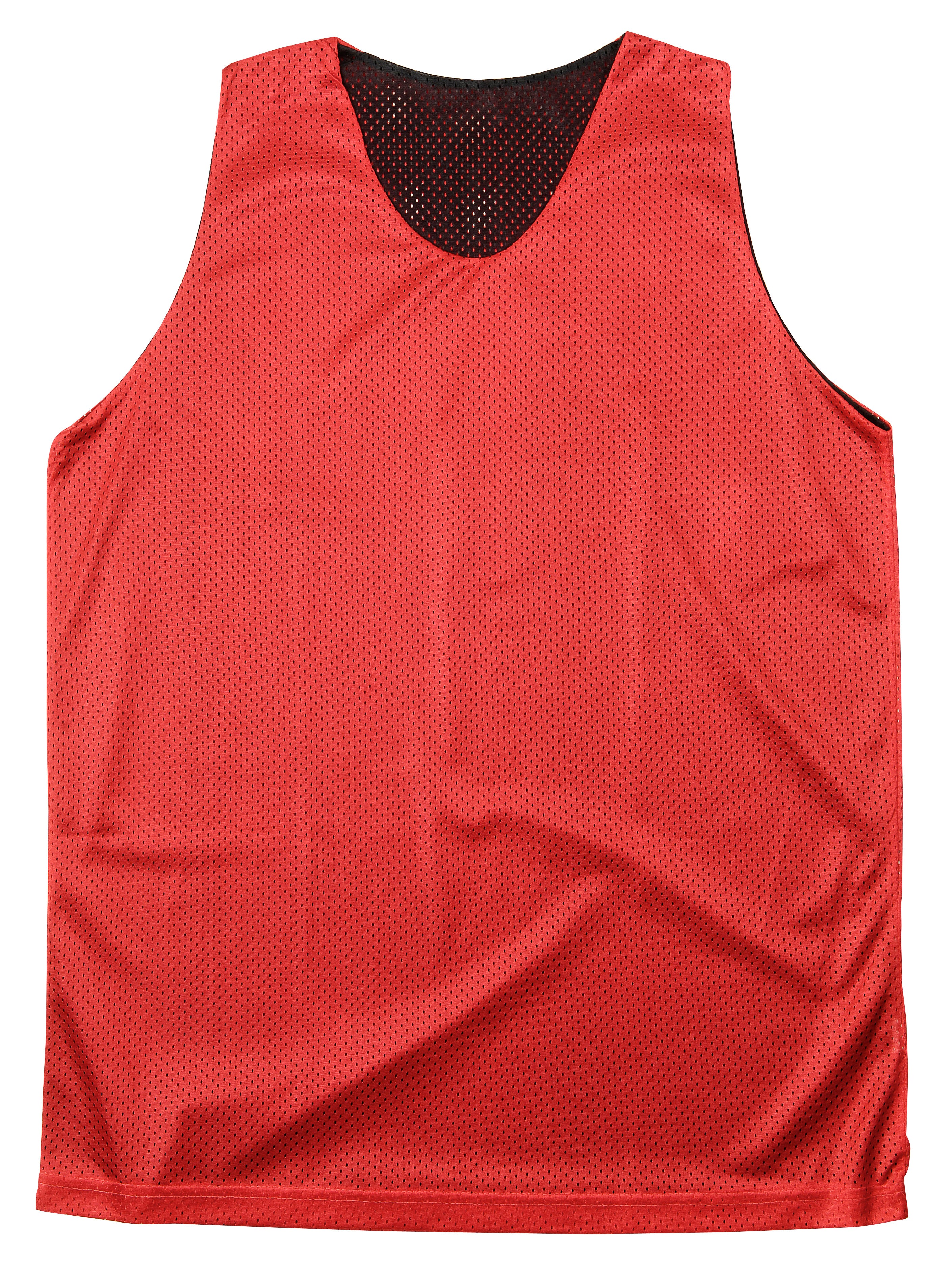 Reversible Tank Top-Youth-Red/Bk-Youth Medium