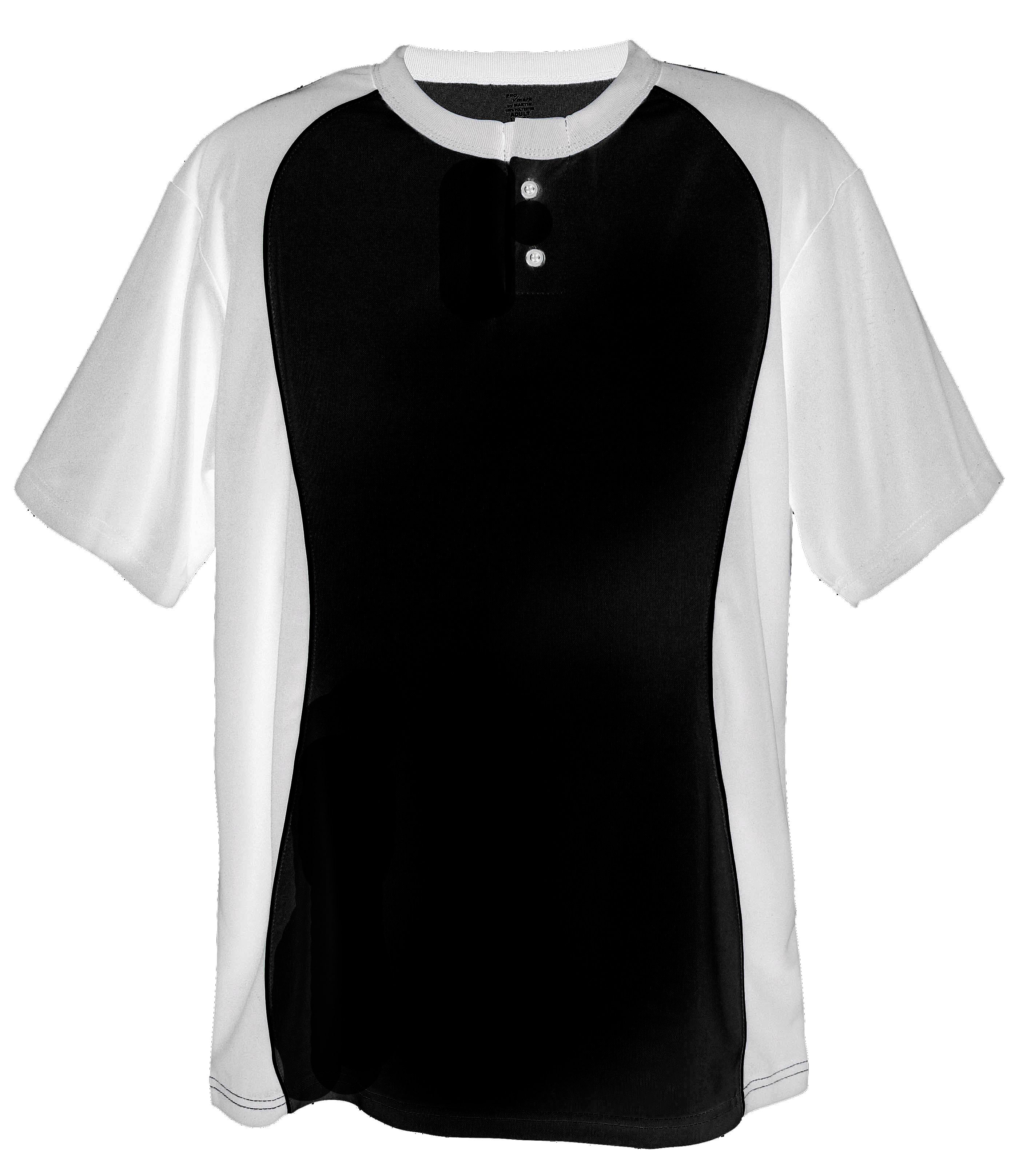 Two Button Placket-Youth-Black-Youth Small