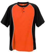 Two Button Placket-Adult-Orange-Adult Medium