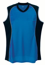 Sleeveless V Neck Jersey Women'S-Royal-Extra Large