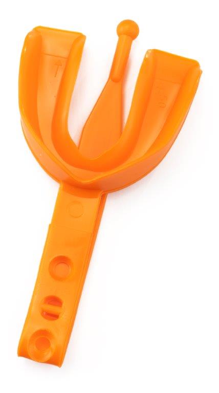 Mouth Guard-Adult With Strap-Orange