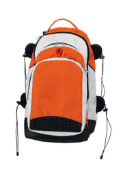 Deluxe Backpack-Orange/Grey
