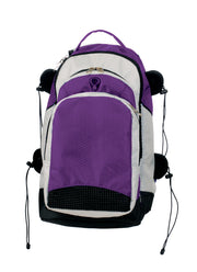 Deluxe Backpack-Purple/Grey