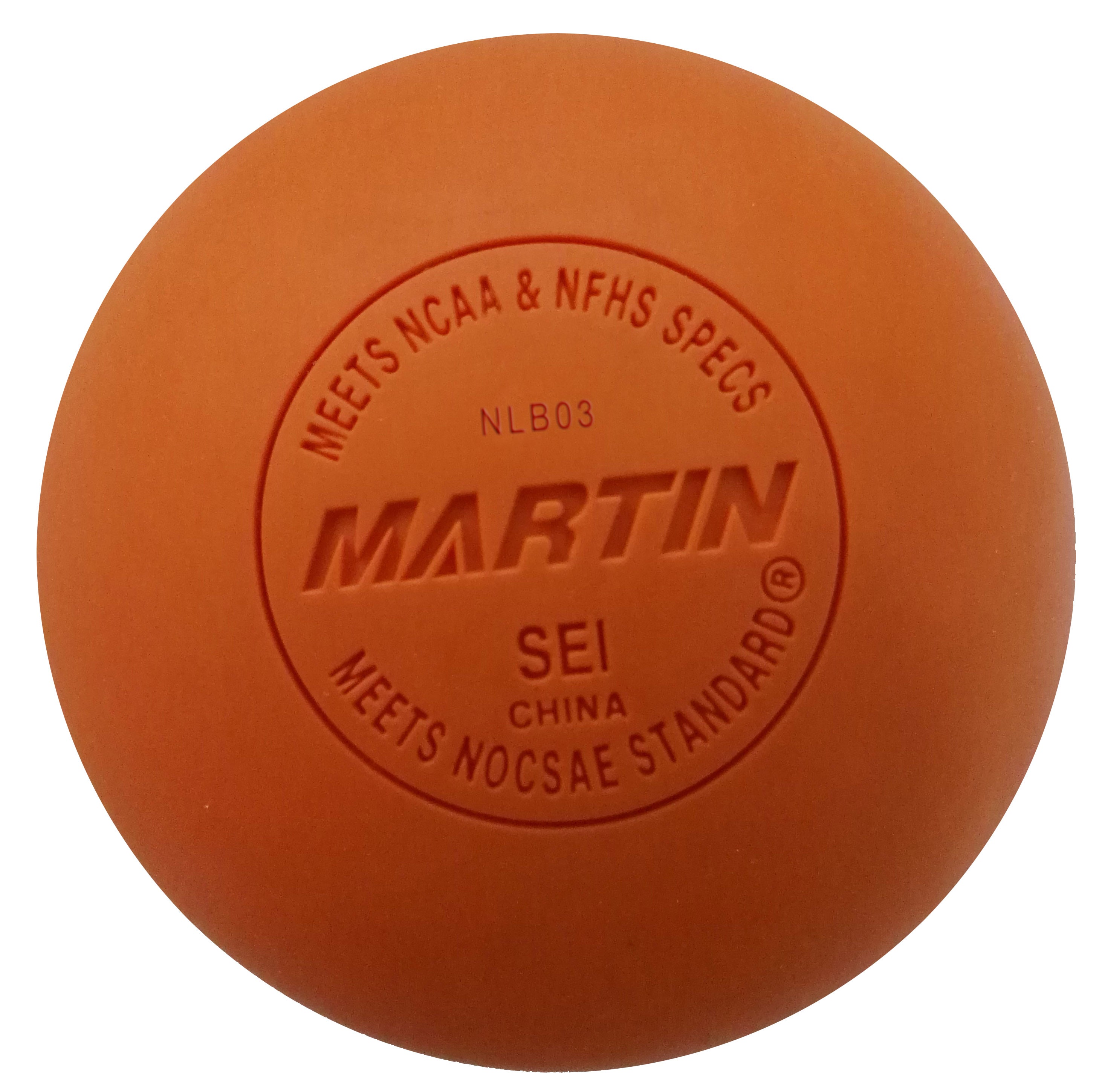 Lacrosse Balls-Orange Nocsae Approved