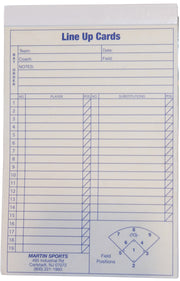 Line-Up Cards