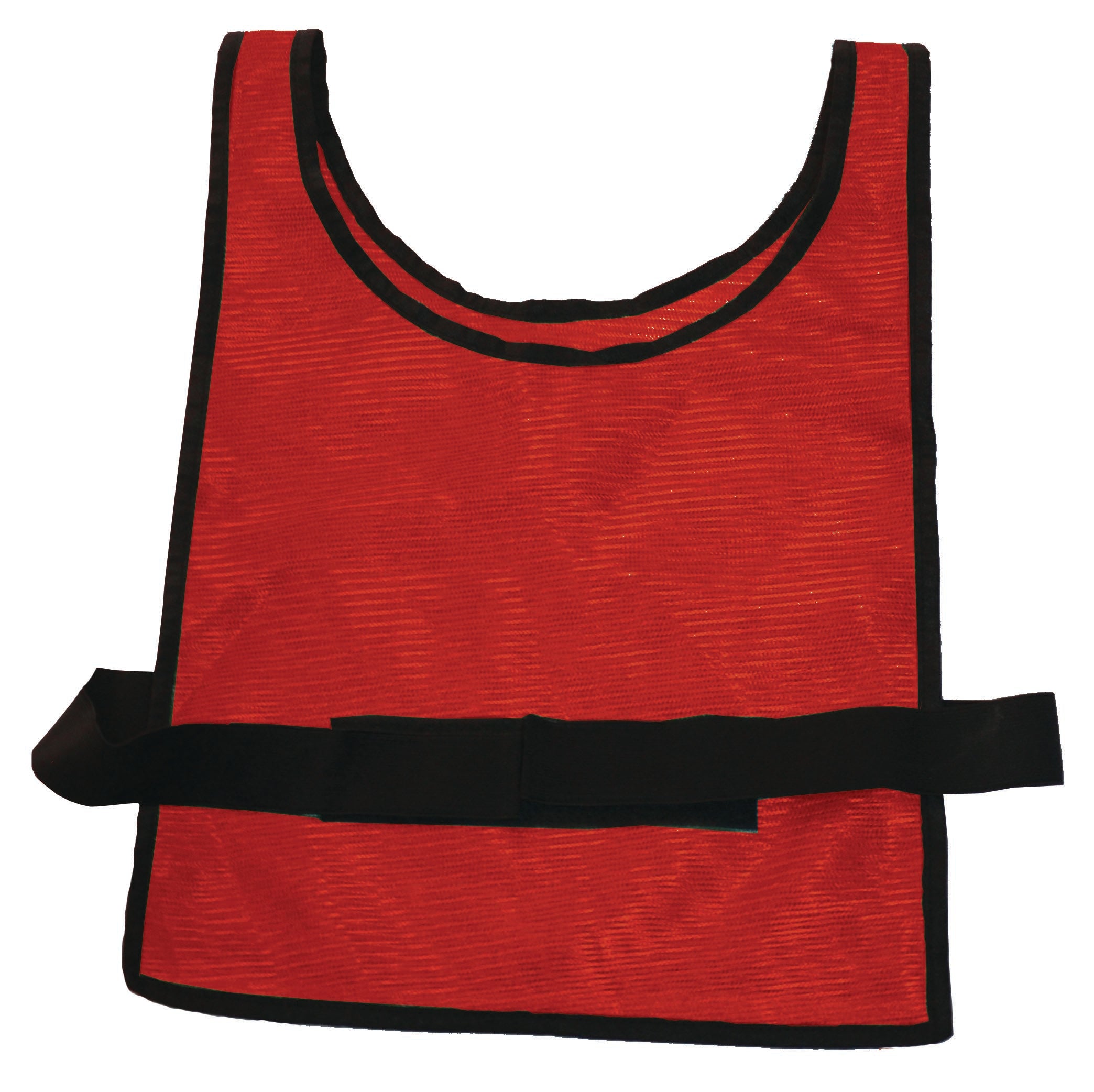 Scrimmage Vest W/Velcro Straps-Adult-Red
