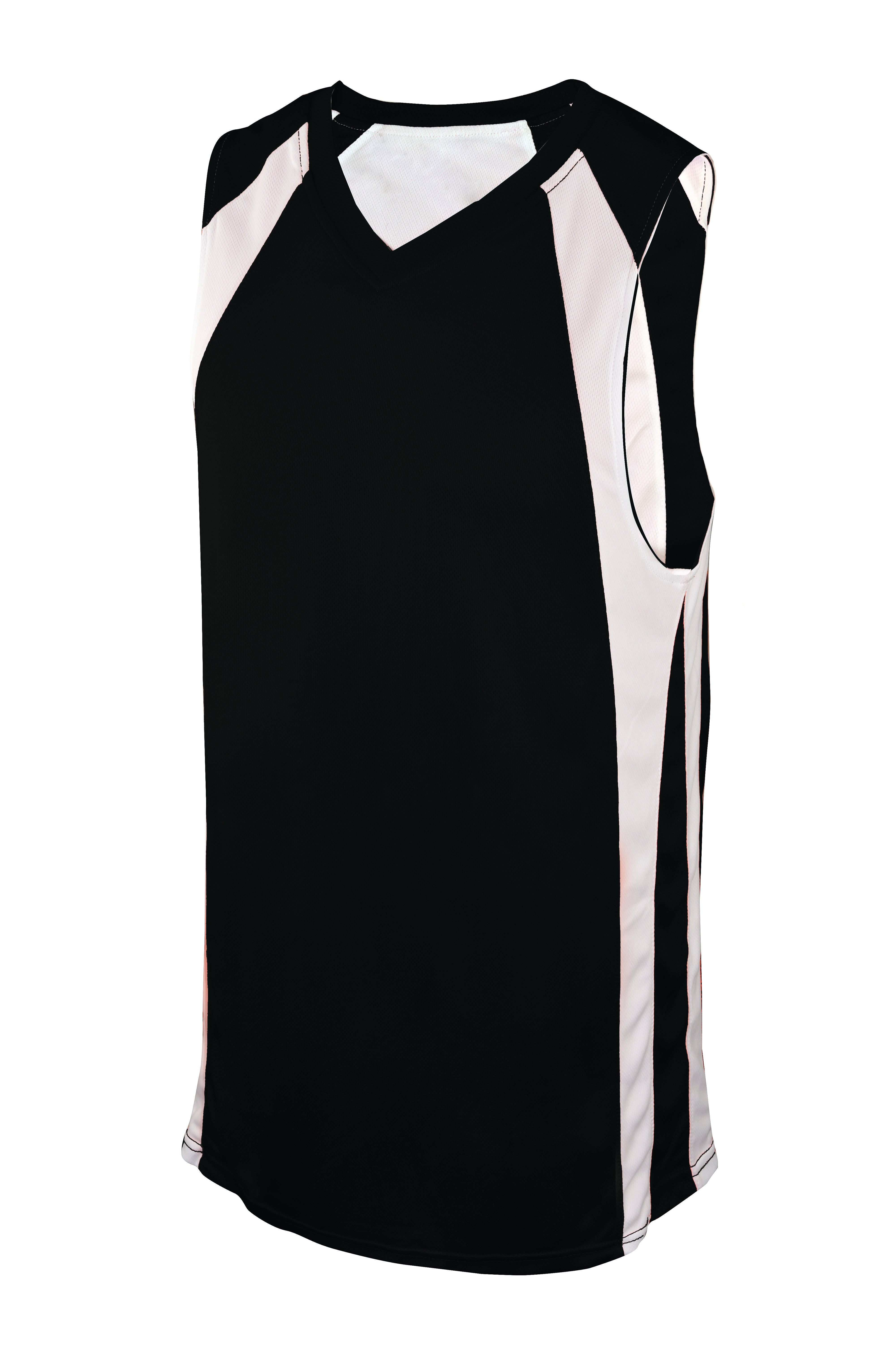 Rev Basketball Jersey, Black/White, Youth-Extra Large
