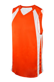 Rev Basketball Jersey, Orange/White, Youth-Extra Large