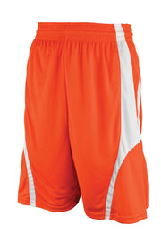 Rev. Basketball Short, Orange/White, Adult-Large