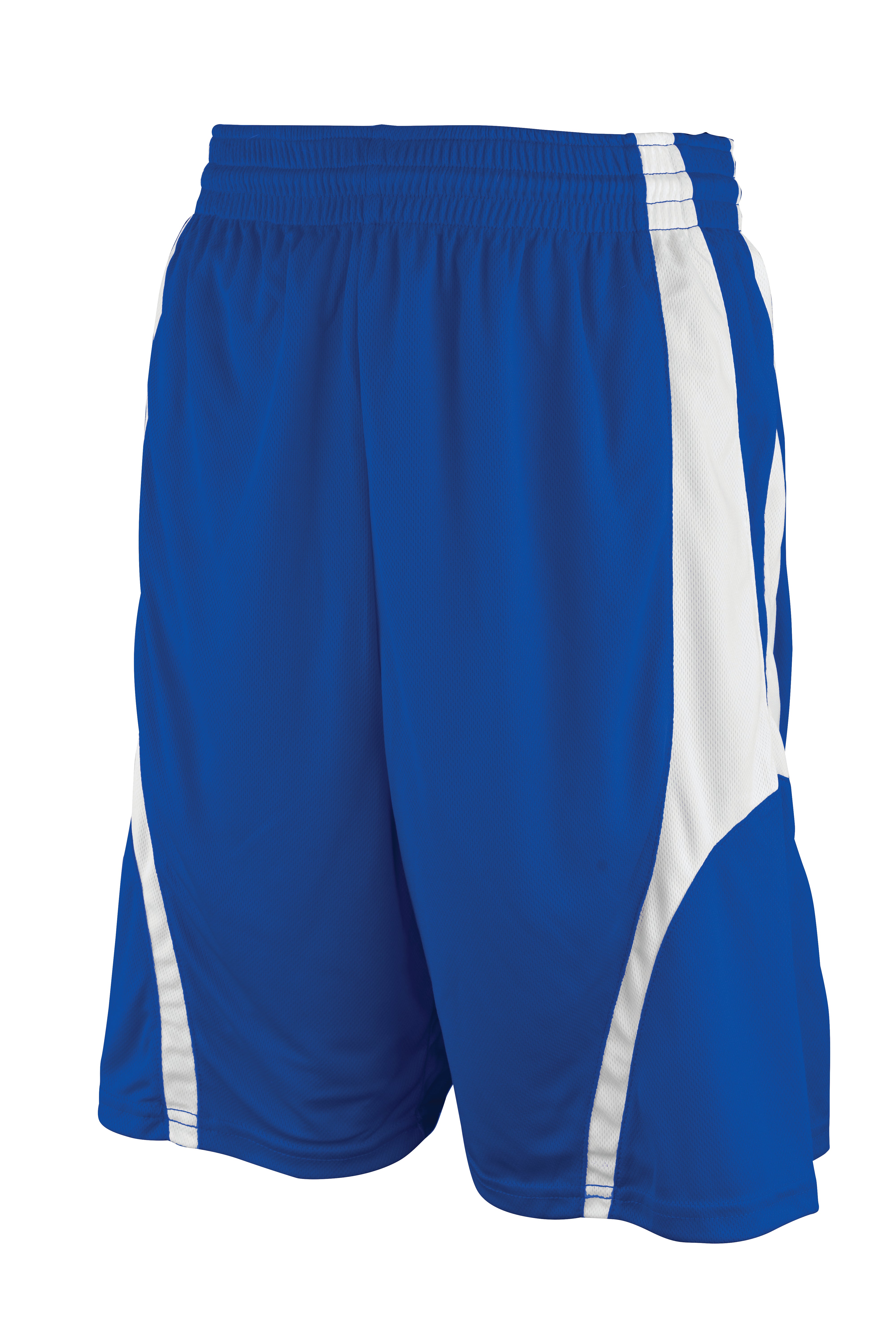 Rev. Basketball Short, Royal/White, Adult-Small