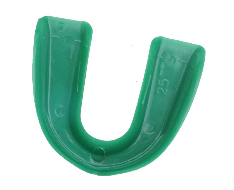 Mouth Guard-Adult No Strap-Green