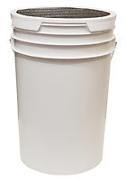 Bucket W/Padded Lid-White Lid