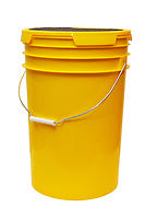 Bucket W/Padded Lid-Yellow Lid