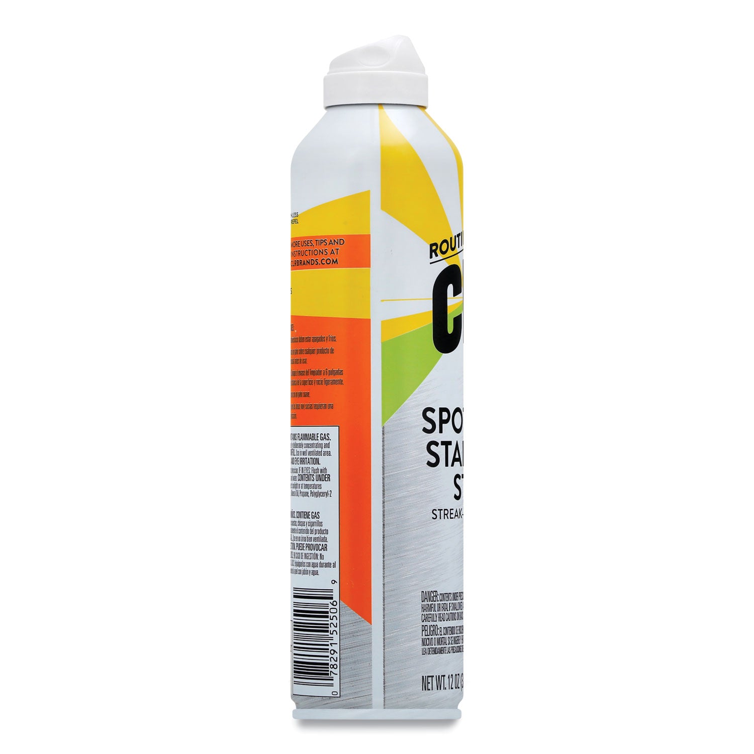 For Multipurpose - Aerosol - 12 fl oz (0.4 quart) - Recommended For: Dirt Remover, Residue Remover, Fingerprint Remover, Streak Remover, Soil Remover - Easy to Use - White - 6 / Carton