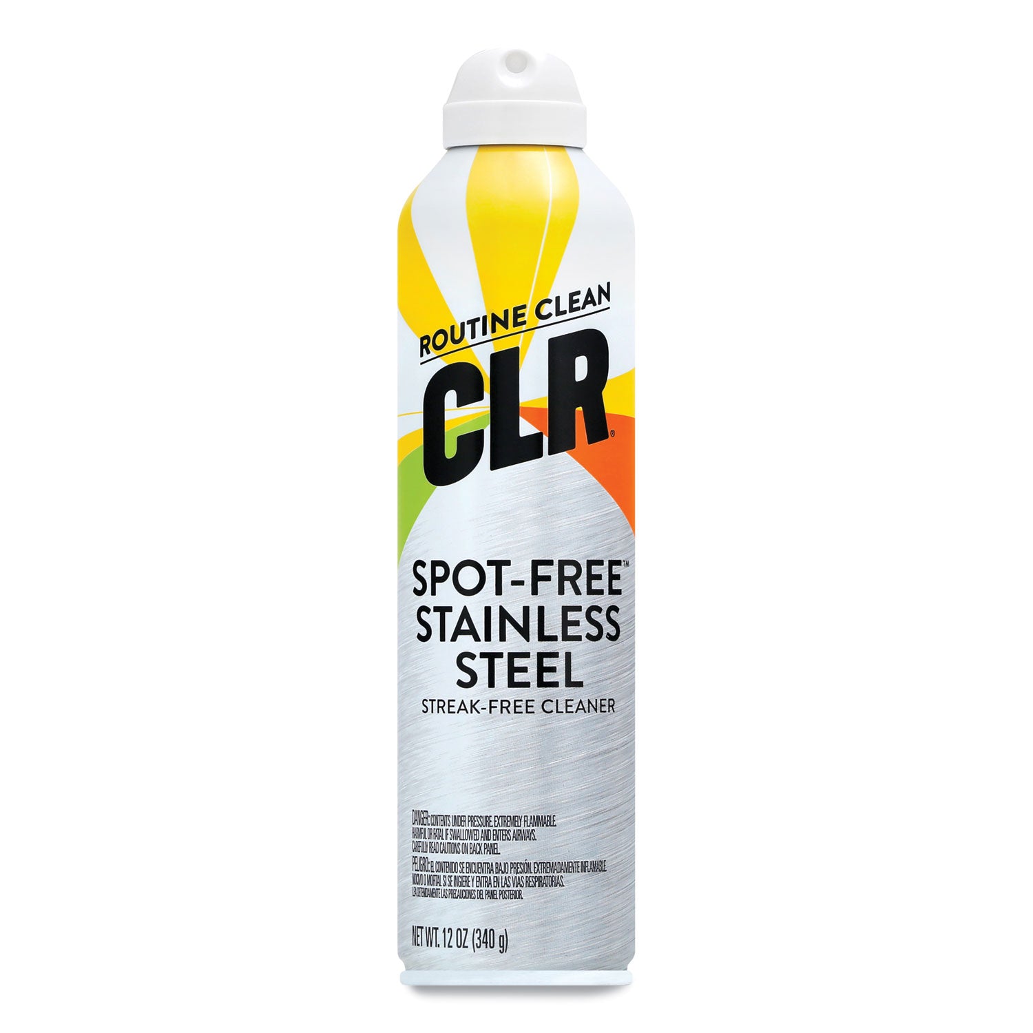 For Multipurpose - Aerosol - 12 fl oz (0.4 quart) - Recommended For: Dirt Remover, Residue Remover, Fingerprint Remover, Streak Remover, Soil Remover - Easy to Use - White - 6 / Carton