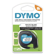 Dymo LetraTag Label Maker Tape Cartridge - 1/2" Width - Direct Thermal - White - Polyester - 1 Each