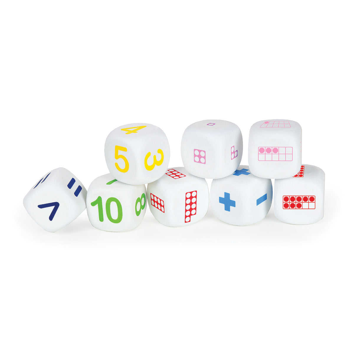 Math Dice - Pack of 8